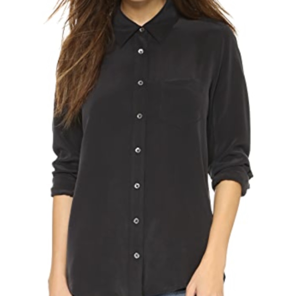 Equipment Black Blouse